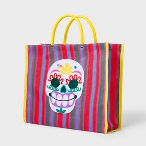 New Target de Muertos PVC Tote Bag Sugar Skull